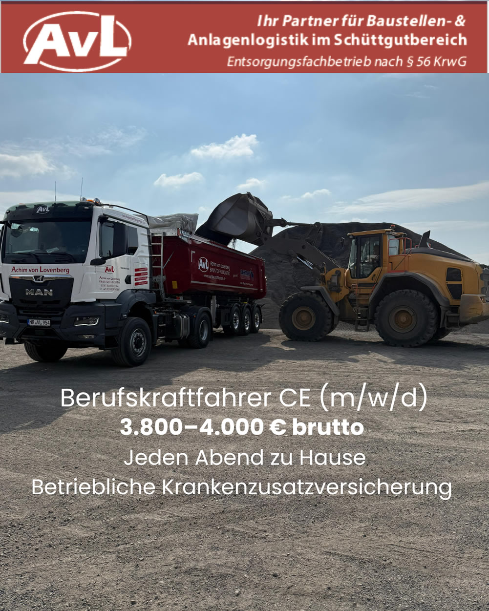 Achim von Lovenberg Baustofflogistik